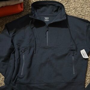 Old Navy Navy Half-Zip Pullover